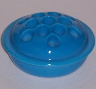 Cambridge #2899 Azurite Flower Holder