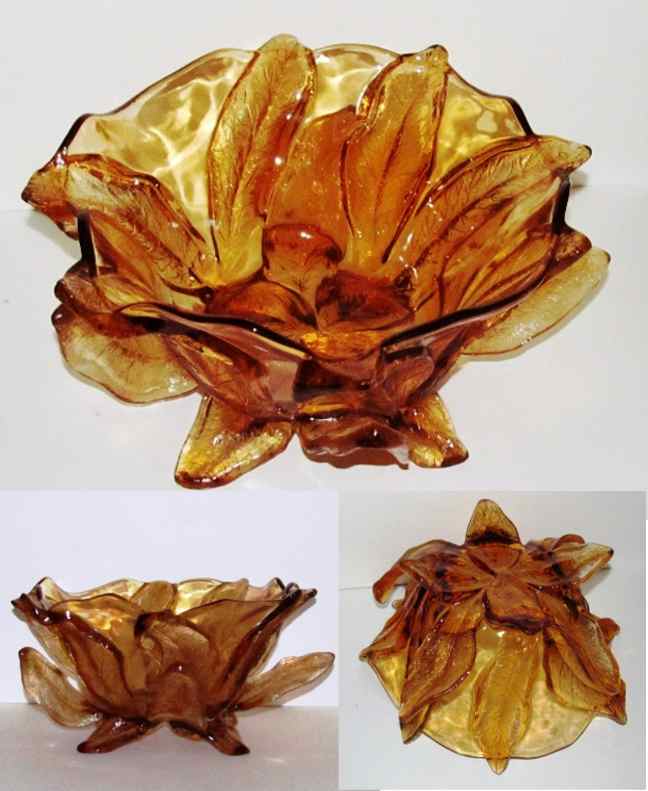Cambridge #1207 Leaf / Everglade Bowl