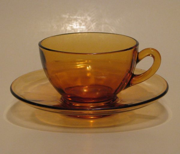 Cambridge #    3-1/2 Ovide Cup & Saucer