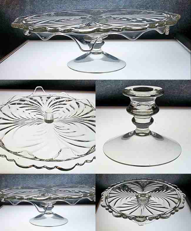 Cambridge #  31 Caprice Cake Salver