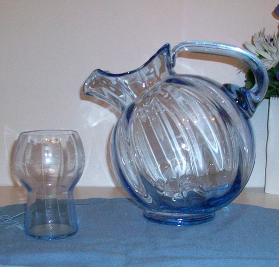 Cambridge #3400/  38 Ball Jug & Tumbler w/ Optic