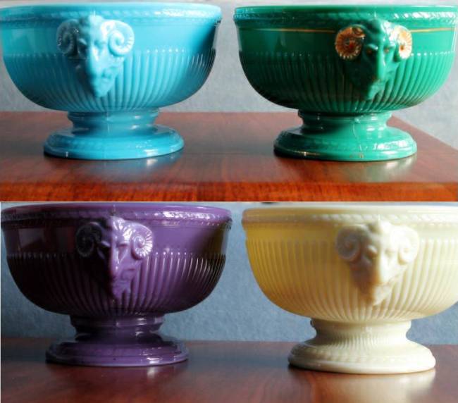 Cambridge # 432 Ram's Head Bowls