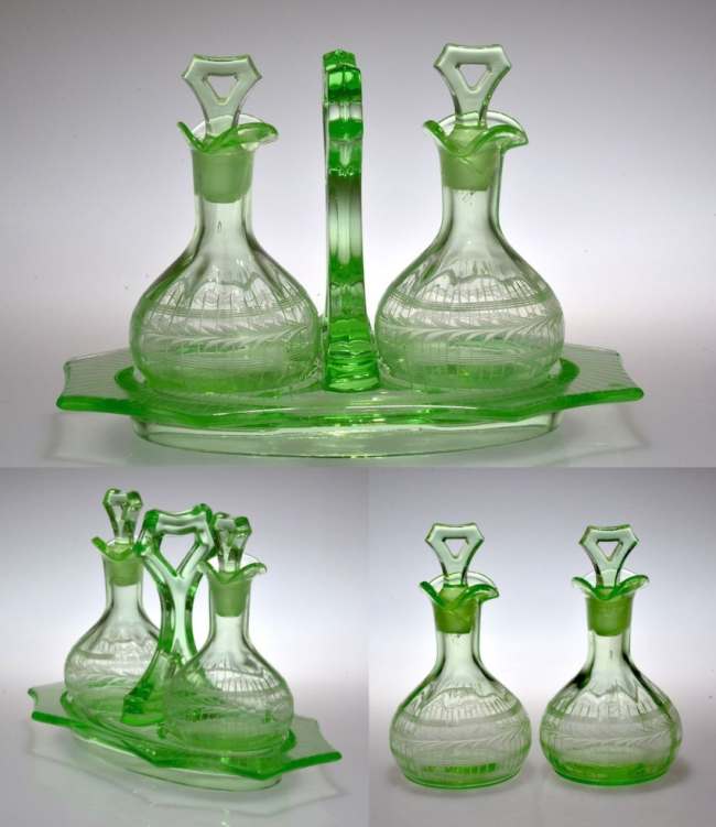 Cambridge #1215 / 619 Oil & Vinegar Set