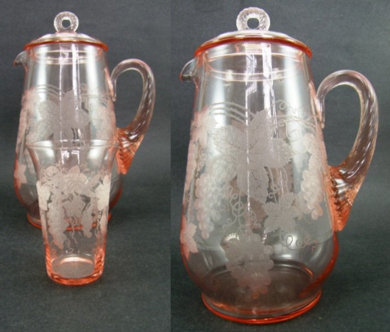 Cambridge Unknown Water Set w/ Martha & Grape Etches