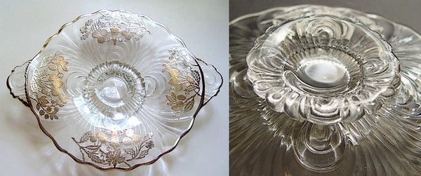 Cambridge # 131 Caprice 8" Footed Plate