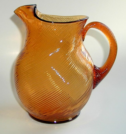 Cambridge #1206 Spiral Optic Jug