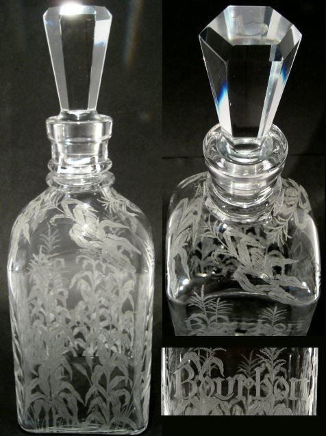 Cambridge #  80 Pristine Bourbon Decanter