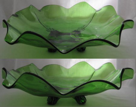 Cambridge #3400/  48 Crimped Bowl