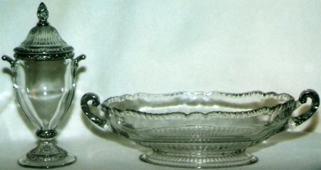 Cambridge #3500/ 41 Gadroon Urn and Bowl