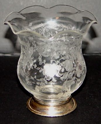 Cambridge Cigarette Urn w/ Chantilly Etch