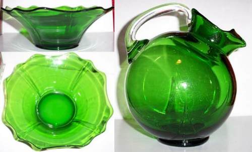Cambridge #3400 Bowl & Jug