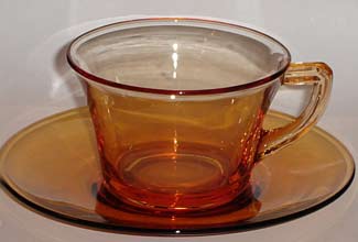 Cambridge # 933 Cup and Saucer