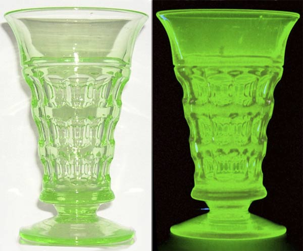 Cambridge #  35 Martha Washington Footed Tumbler