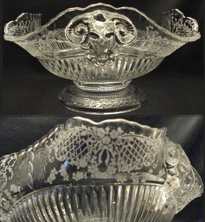 Cambridge #3500/ 27 Ram's Head Bowl