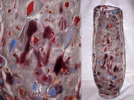 Cambridge Mardi Gras Vase