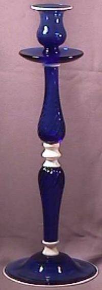 Central Art Glass Candlestick