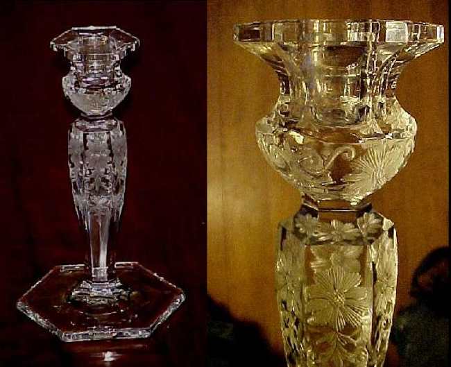 Central Chippendale Candlestick