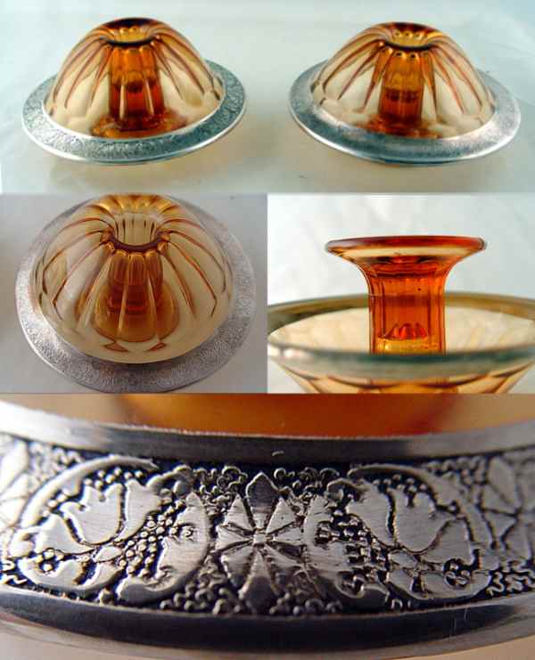 Central "Georgian" Candlestick w/ Unknown Silver Border Etch