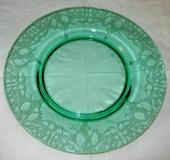 Central Plate w/ Morgan Etch