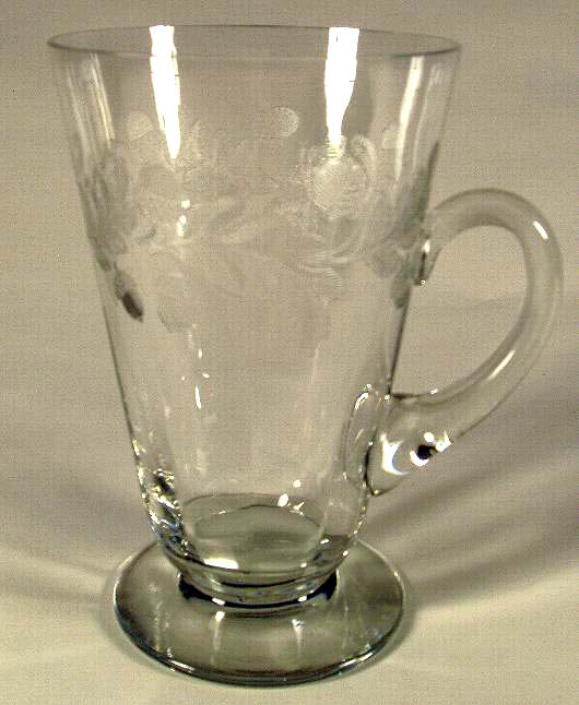 Central # 731 Handled Ice Tea with #19 Oak Etch