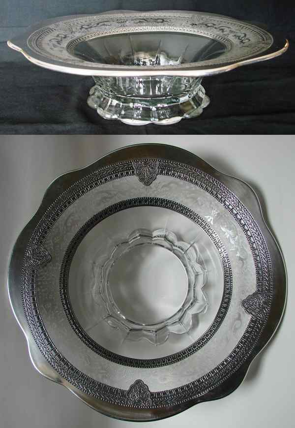 Duncan & Miller #   8 Bowl w/ Lotus #902 Plantagonet Silver Decoration