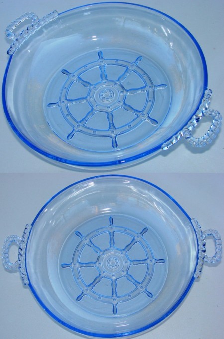 Duncan & Miller # 114 Nautical Two-Handled Bowl