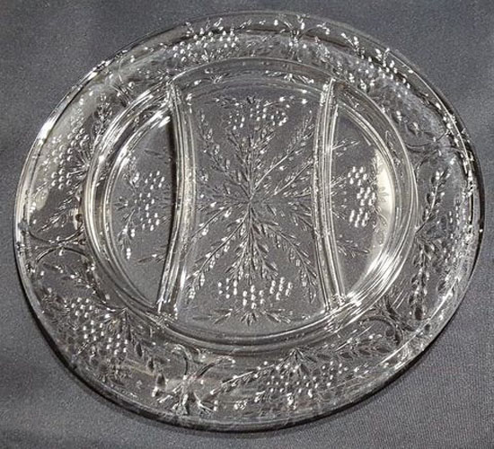Duncan & Miller #  30 Pall Mall Round 3-Part Celery / Relish w/ Unknown Cutting