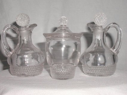 Duncan & Miller # 301 Teardrop Condiment Set