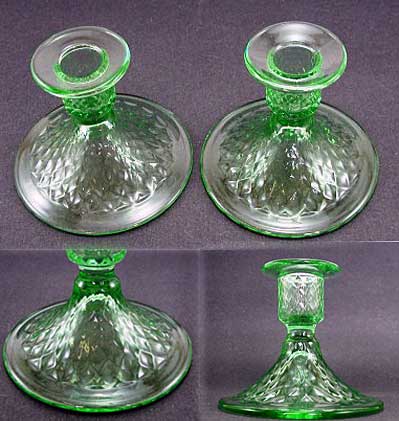Duncan & Miller #  44 Quilted Candleholder
