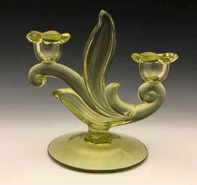 Duncan & Miller # 115-122 Canterbury Two-Light Candlestick