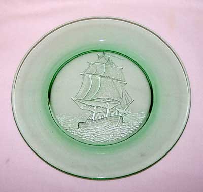 Duncan & Miller # 300 Ship Plate