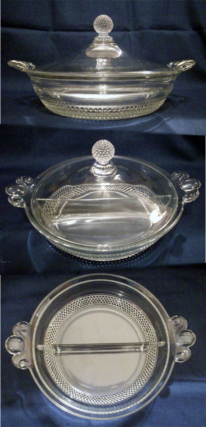 Duncan & Miller # 301 Teardrop Candy Box and Cover