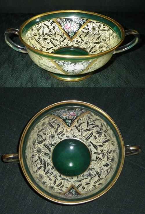 Duncan & Miller # 908 Cream Soup w/ Unknown Decoration