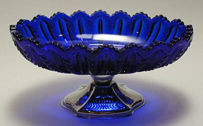 Duncan & Miller #  42 Mardi Gras Bowl w/ Diana Chrome Foot