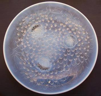 Duncan & Miller # 128 Chrysanthemum Sculptured Plate