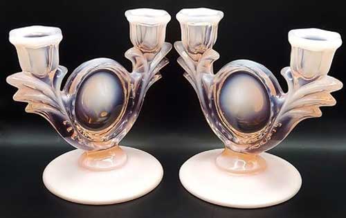 Duncan & Miller #  30 Two Light Candlestick