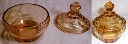 Duncan & Miller # 101 Ripple Powder Jar