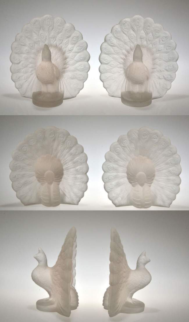Fenton # 711 Peacock Bookends