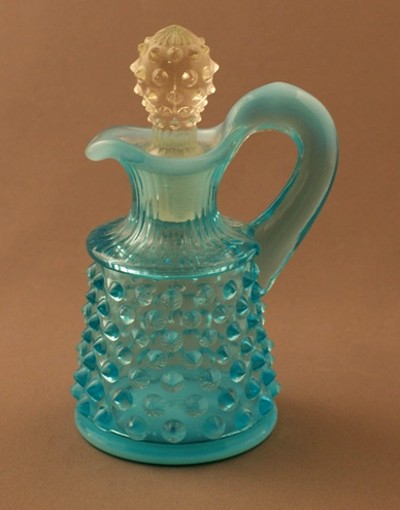 Fenton #3869 Opalescent Hobnail Cruet