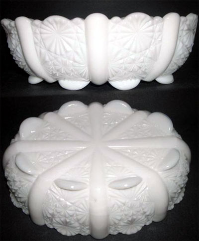 Fenton #1921 Daisy & Button Oval Bowl