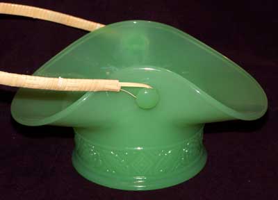 Fenton #1684 Jade Basket