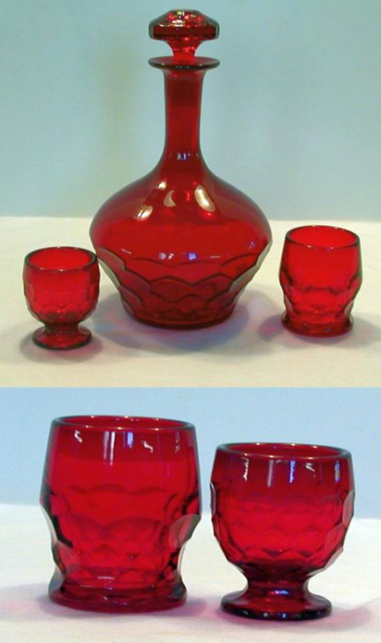 Fenton #1611 Georgian Decanter & Whiskey