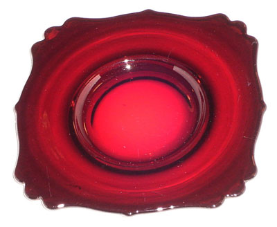 Fenton #1639 Elizabeth Ruby Plate