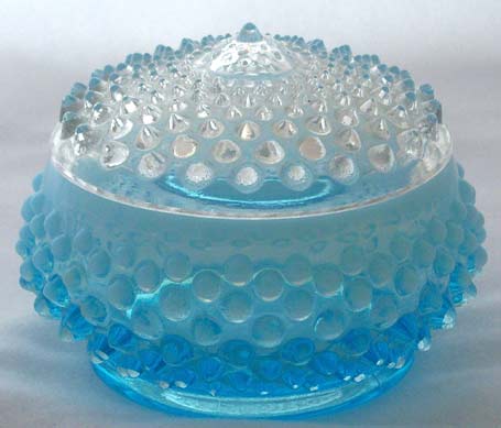 Fenton #3885 Hobnail Puff Box