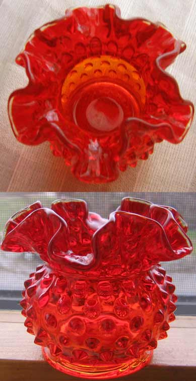 Fenton #3853 Hobnail Vase