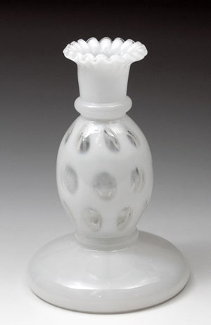 Fenton #1524 Coin Dot Candleholder
