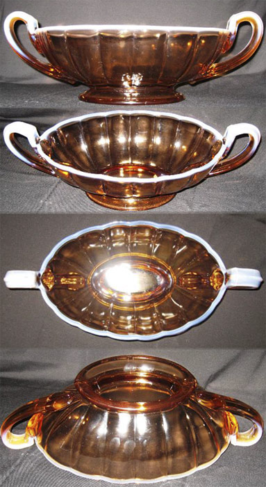 Fenton #1563 Bowl in Cameo Opalescent