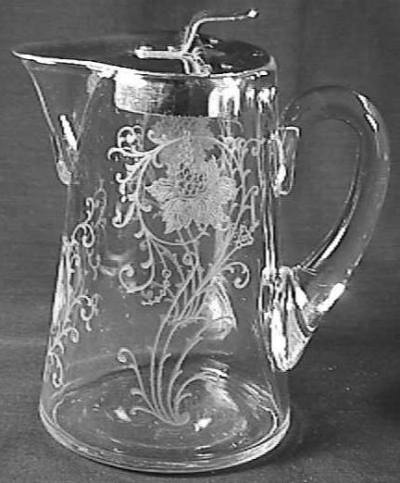 Fostoria #2194 Syrup with Woodland Etch