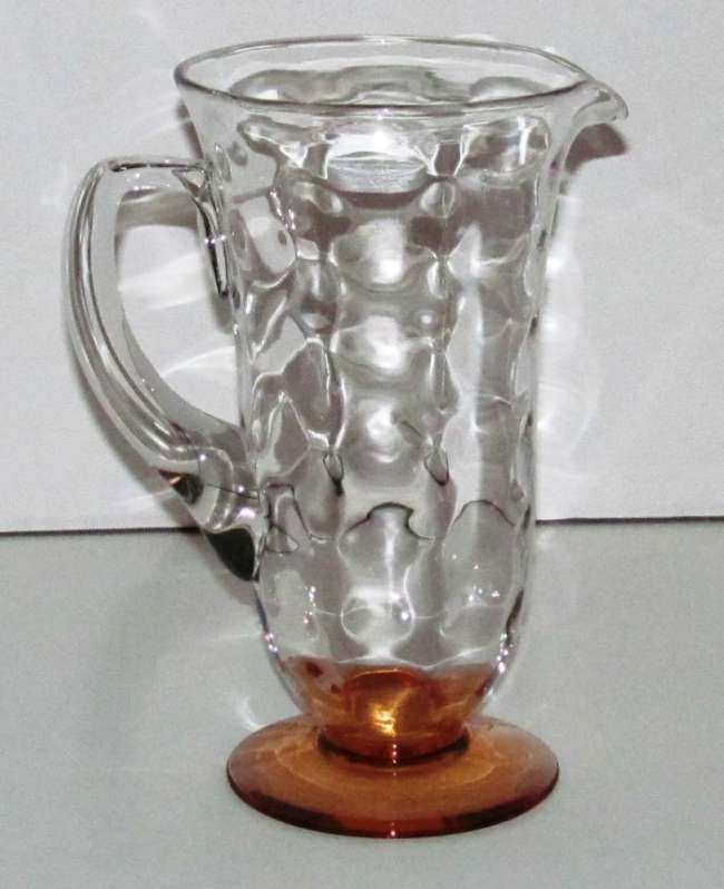 Fostoria #5000 Water Pitcher w/ Loop Optic