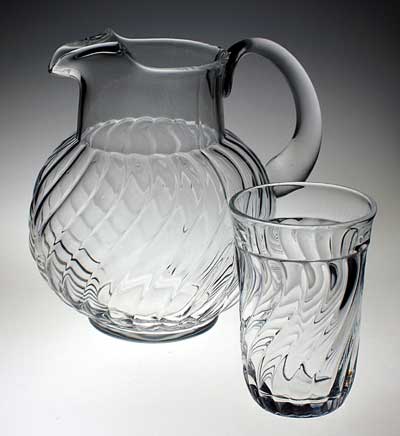 Fostoria #2412 Colony Ice Jug  and Tumbler
